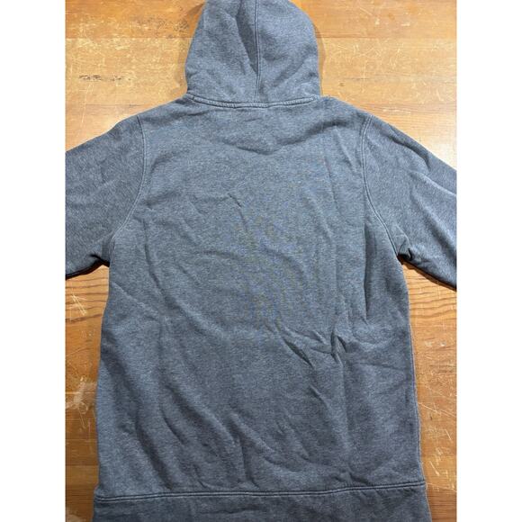Under Armour ColdGear Hoodie Men’s Small Gray Pullover Fleece Kangaroo Pocket - Picture 4 of 5